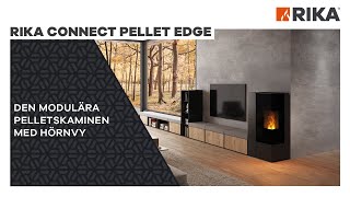 CONNECT PELLET EDGE  Modulär pelletskamin för individuella behov  SV [upl. by Ocer]