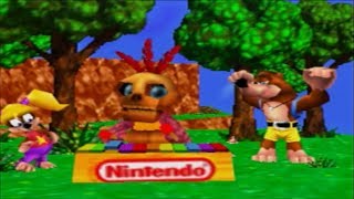 BanjoKazooie Intro on SM64 Bobomb Battlefield Real N64 Capture [upl. by Alial]