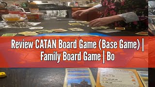 Review CATAN Board Game Base Game  Family Board Game  Board Game for Adults and Family  Adventu [upl. by Yrellam]