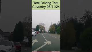 Driving test Coventry Dashcam footage drivingtest Coventry dashcam [upl. by Clementina]