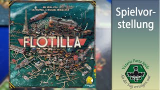 Flotilla Brettspiel Vorstellung  Strohmann Games [upl. by Patrizius498]