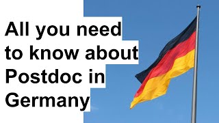 Postdoc in Germany Everything You Need to Know [upl. by Dobbins]