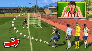 I Attempted the WEIRDEST Shots in FIFA 22 [upl. by Devlen]