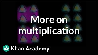 More on the concept of multiplication  Multiplication and division  Arithmetic  Khan Academy [upl. by Mannuela]