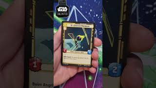 Star Wars Unlimited  Booster Opening starwarsunlimited swu starwars dfer booster shorts [upl. by Dlorad864]