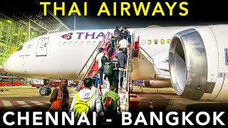 TRIP REPORT  Thai Airways  Boeing B7878  Chennai to Bangkok [upl. by Ailana]