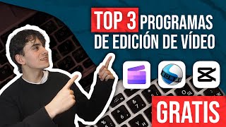 Los MEJORES PROGRAMAS para EDITAR VIDEOS en PC GRATIS ✅ TOP 3 EDITORES 2024 🔥 [upl. by Fenny]