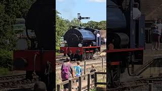 Hunslet Austerity WD192 Waggoner on the Isle of Wight Steam Railway [upl. by Akoyin241]