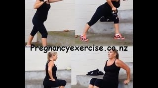 Pregnancy Exercise Second Trimester 20 weeks Twin Pregnancy [upl. by Macmullin]