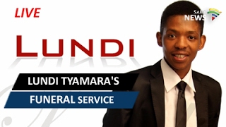 Lundi Tyamaras funeral service [upl. by Standush]