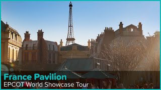 Take a Tour of the France Pavilion in EPCOT World Showcase [upl. by Nysila]