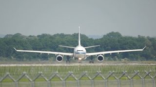 Air China Airbus A330243 B5925 departure at Munich Airport Abflug München Flughafen [upl. by Erinna]