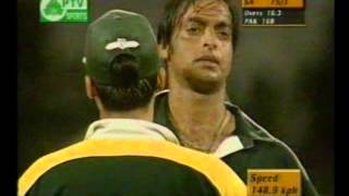 Shoaib Akhtar Greatest over  Epic Tony Grieg commentary [upl. by Kosse339]