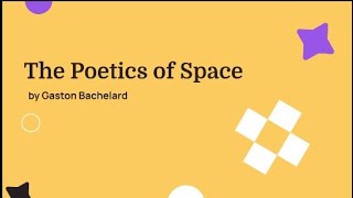 Summary 06 quot The poetics of space Book by Gaston Bachelard [upl. by Lewanna840]