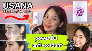 USANA PROFLAVANOL C100 HONEST REVIEW  benefits PhilippinesXhiia Cardinio [upl. by Adlihtam279]