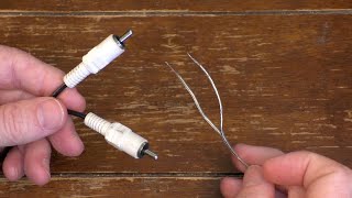 How to Connect Speaker Wire to RCA Plug [upl. by Abran]