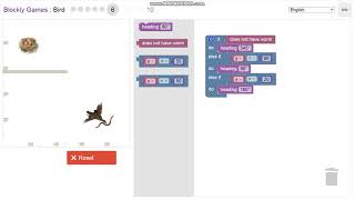 Blockly Games Bird level 6 [upl. by Critchfield]