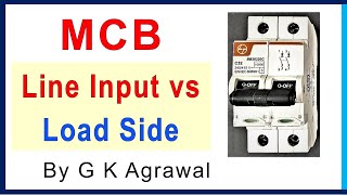 MCB breaker connection  input amp load side connections [upl. by Chapel38]