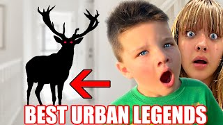 BEST of URBAN LEGENDS and SCARY STORIES with AUBREY and CALEB SCARY Part 5 [upl. by Larkin91]