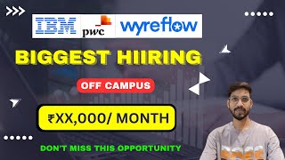 Biggest Mass Hiring 😱 OffCampus Drive  Batch 2025 amp Other  Apply now🔥 [upl. by Kreg]