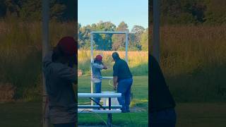 LEARNING TO SHOOT at FIELD DAY for HUNTER SAFETY class hunting shooting safety firearmstraining [upl. by Electra]