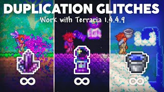 Every Duplication Glitches That Still Works in Terraria 1449 [upl. by Dearr39]