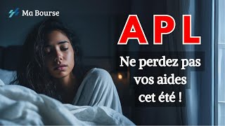 APL  Ne perdez pas vos Aides au Logement cet été [upl. by Novahs]