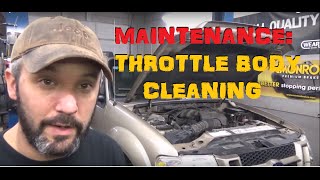 Throttle Body Cleaning To Restore Idle Quality [upl. by Aderb21]