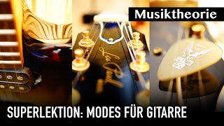 ★ Die Tonarten amp Modes für Gitarre Lernen ★ [upl. by Nerradal]