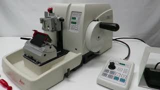 ExpressLabWerkscom LEICA RM2255 Fully Automated Rotary Microtome [upl. by Nawek]