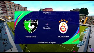 DENİZLİSPORLA ANALİG KARİYER  DENİZLİSPOR vs GALATASARAY  PES 2021 20202021 SEZONU [upl. by Chip]