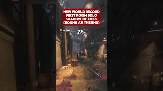 New World Record First Room Solo Shadows of Evil on Call of Duty  Zombie gaming callofduty cod [upl. by Noelopan]