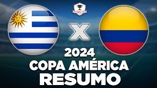 URUGUAI 0 x 1 COLÔMBIA AO VIVO  COPA AMÉRICA 2024  SEMIFINAL  NARRAÇÃO [upl. by Agnimod]