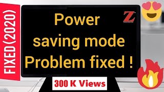 Solve Power Saving Mode Problem Computer Entering Power Saving Mode On Startup powersavingmode [upl. by Sudderth996]