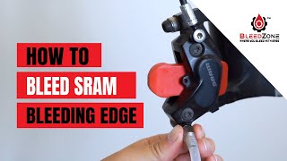 How to Bleed SRAM Code Hydraulic Disc Brakes with SRAM Bleeding Edge Adapter  BleedZone Kit [upl. by Adnarem]