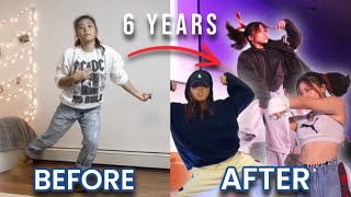 6 Year Dance Progress  Glow Up Self Taught [upl. by Gnuhc]