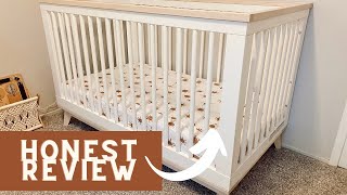 Honest Review Babyletto Scoot 3in1 Convertible Crib Boho Nursery Ideas Neutral Babyletto Crib [upl. by Quickman]