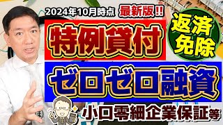 【11月開始 免除申請してください】特例貸付 R7年1月の返済開始 住民税非課税免除 住民税非課税以外の免除 ゼロゼロ融資の現状 小口零細企業保証 詐欺に注意 等〈24年10月時点〉 [upl. by Ydroj172]