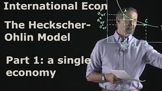 International Economics The HeckscherOhlin model of trade Part1  a single country [upl. by Eiten]