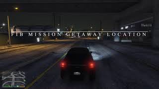 GTA 5  FIB Heist Discreet Getaway Vehicle Location [upl. by Kcirddor900]