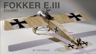 Eduard scale Modellkit Fokker EIII 148 [upl. by Guzel]