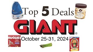 Top 5 Deals at Giant October 2531 2024 [upl. by Cleodell]