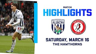 Tom Fellows amp Jed Wallace on target in Hawthorns win  Albion 20 Bristol City  MATCH HIGHLIGHTS [upl. by Mendez933]