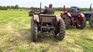 David Brown 25D Cropmaster Tractor Entered into Auction [upl. by Cornela]