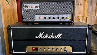 Marshall JMP vs Friedman Little Sister RiotHomeRecording [upl. by Seeto]