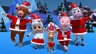 Santa Claus Finger Family  Christmas Carols  Jingle Bells  Xmas Songs  Merry Christmas [upl. by Aerdnod958]