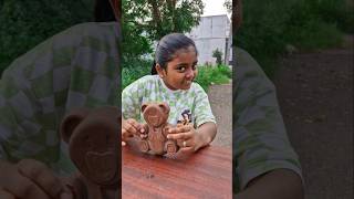 GIANT GUMMY TEDDY BEAR 🧸TomampJerry 😱DiyaIshwarya shorts viralvideo [upl. by Anilram]