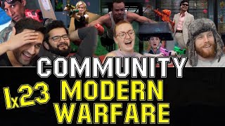 Community  1x23 Modern Warfare  Group Reaction [upl. by Betta901]