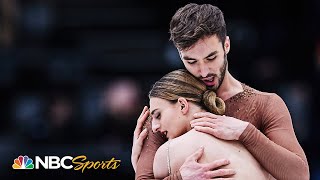 Papadakis and Cizeron take gold ahead of two American teams at Ice Dance Worlds  NBC Sports [upl. by Lubbi]