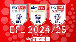 EFL fixture announcement 202425 [upl. by Aldon635]